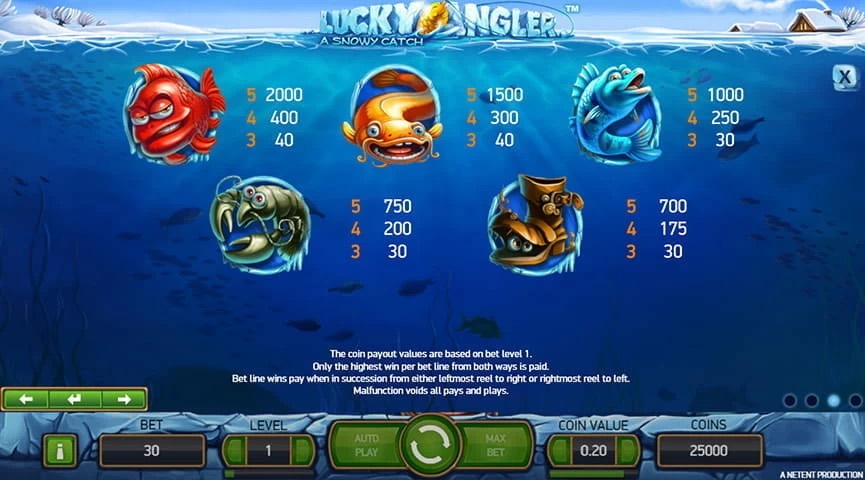 Lucky Angler Snowy Catch Online Slot